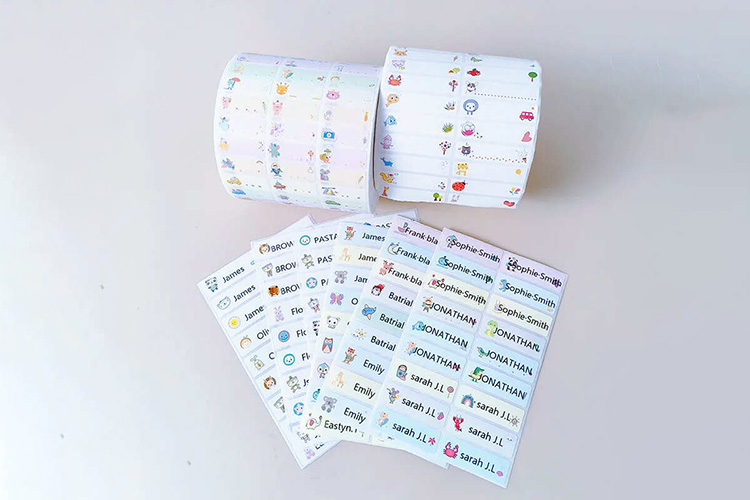 Proprium nomen stickers illustrare tui mundi creantis infantis