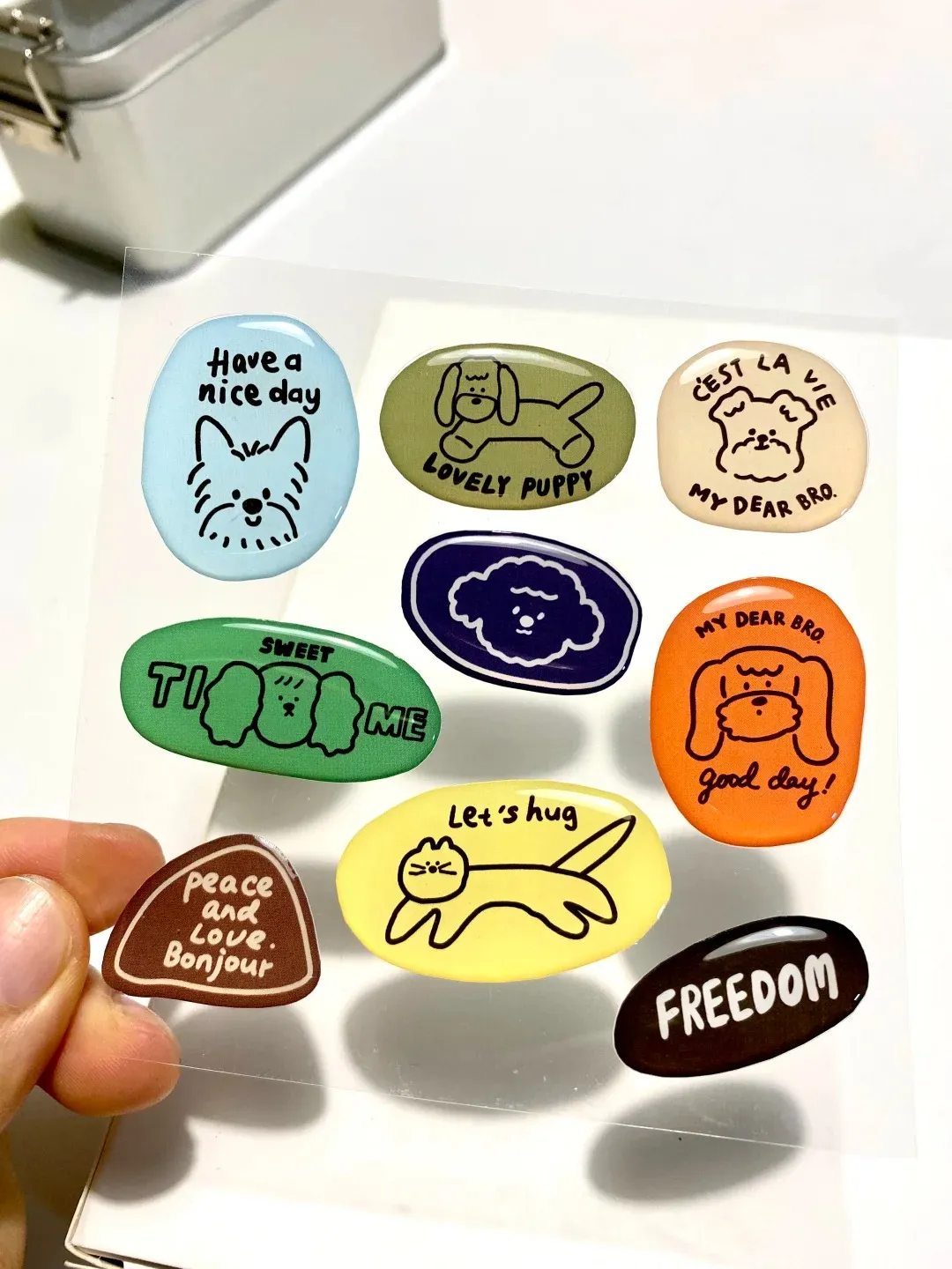Crystal Epoxy se - Sticker Sticker