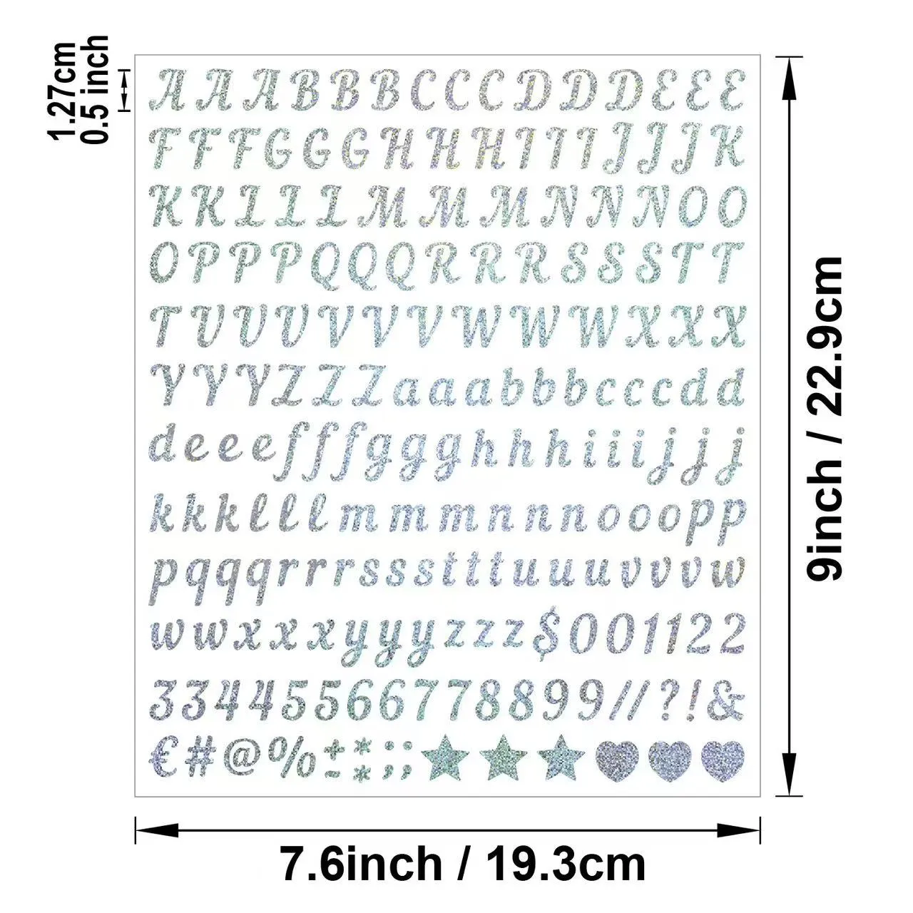 Alphabetica et numerorum sabuleum decorativum obice