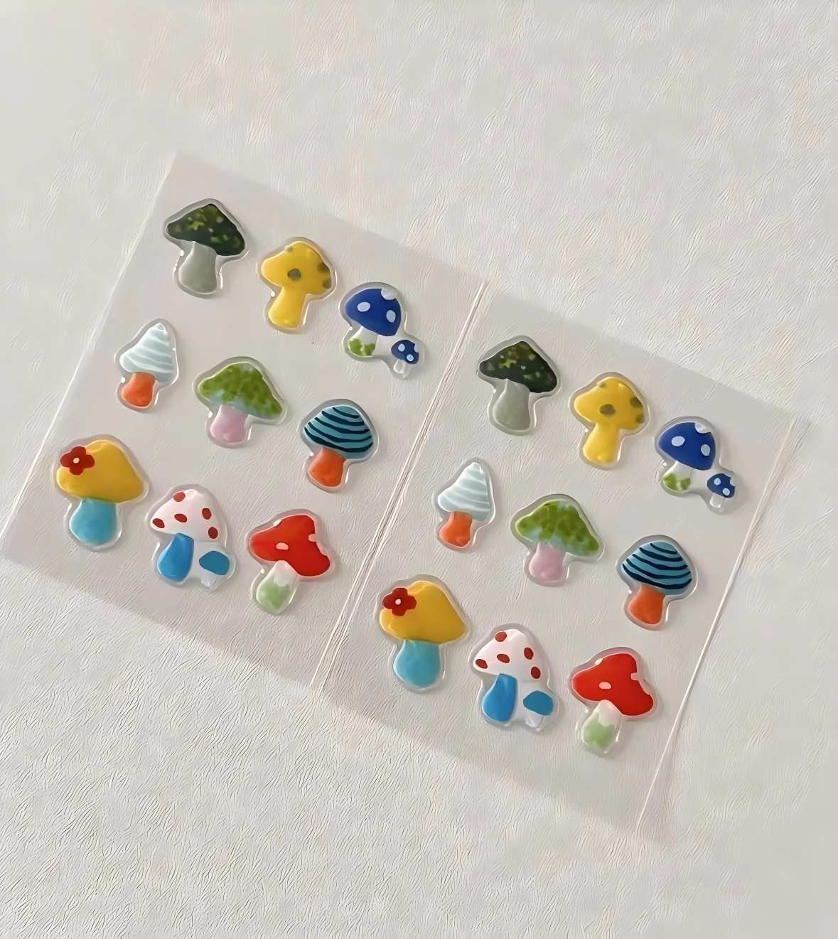 Epoxy stickers