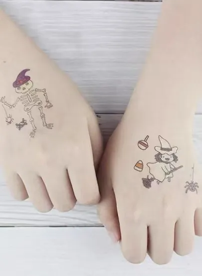 Halloween Nocte Missa Tattoo Stickers