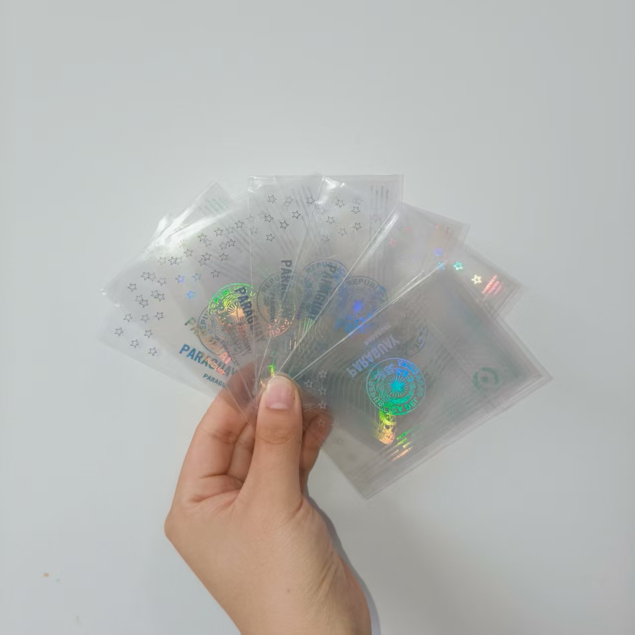 Perspicuus Hologram card stickers