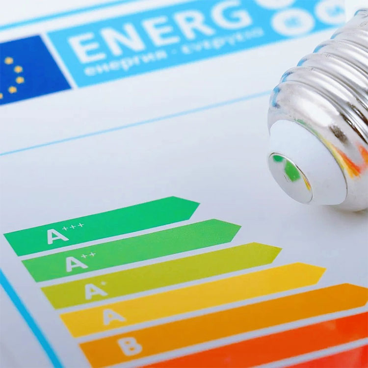 Machina lavatio Energy Efficens Label